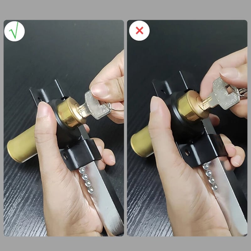 Rust-Resistant Gate Lock with Key - Spring Bolt