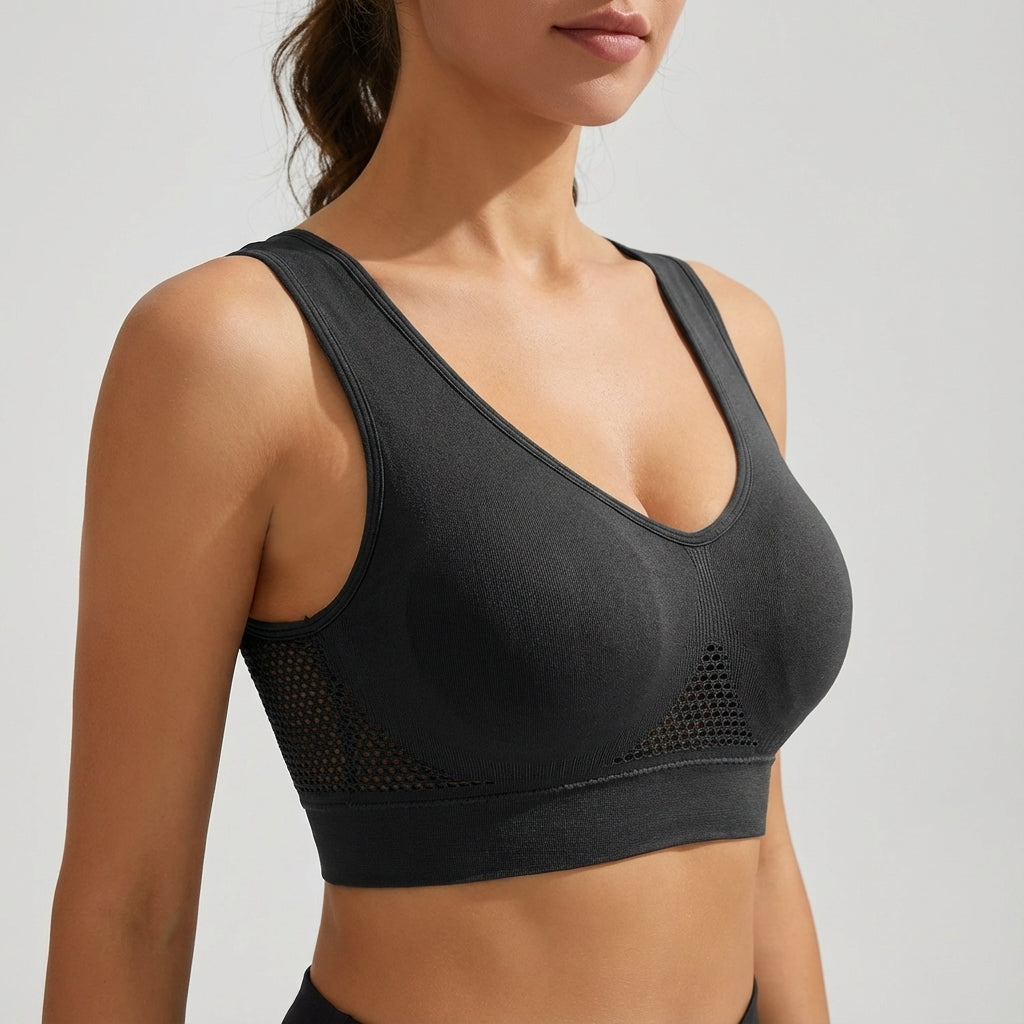 Seamless Posture-Correcting Sports Bra - Bianca