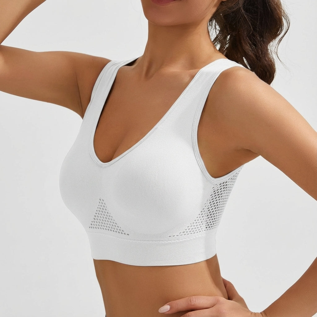 Seamless Posture-Correcting Sports Bra - Bianca
