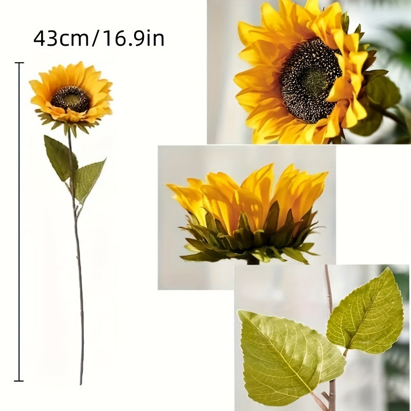 Set of 11 Vibrant Sunflowers – Ideal for Autumn, Weddings, and Garden Decor