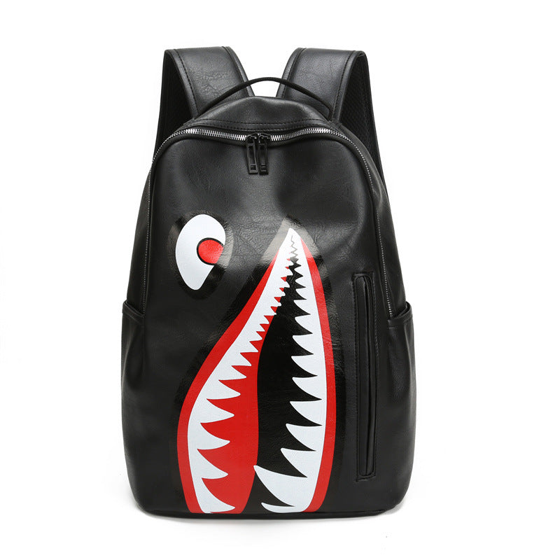 Shark Graphic Casual Backpack