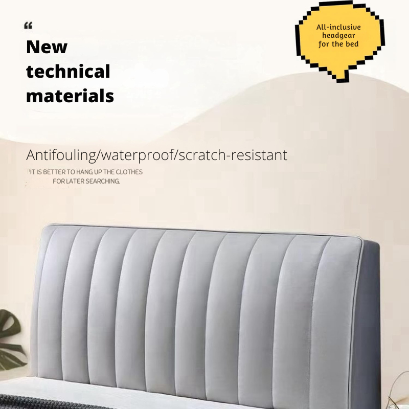 Soft Breathable Bed Headboard Cover with Wrinkle-Free Fit