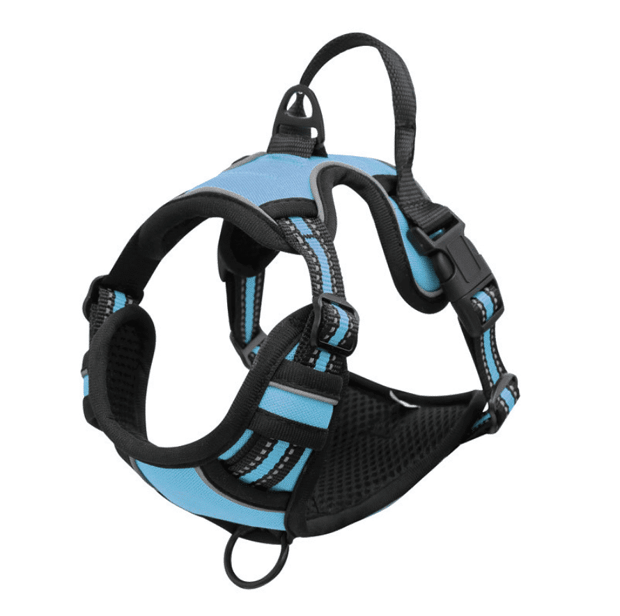 Soft Reflective Dog Harness - Durable & Waterproof - Red, Black, or Blue