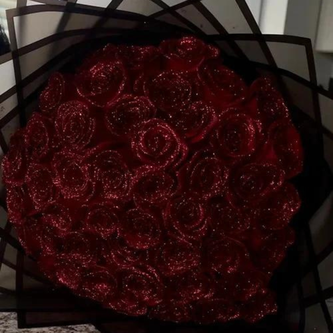 Sparkling Roses for Elegant Decoration and Gifts