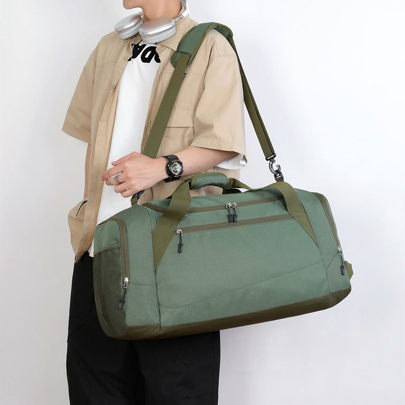 Sports Duffel Bag with Handles and Adjustable Shoulder Strap for Travel and Workouts