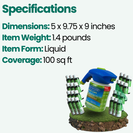 Spray-On Grass Seed for Patchy Lawns and High-Traffic Areas