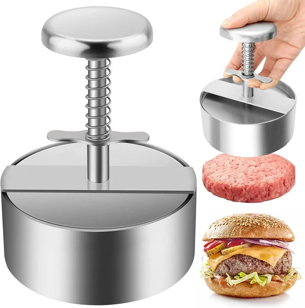 Stainless Steel Burger Press for Homemade Patties