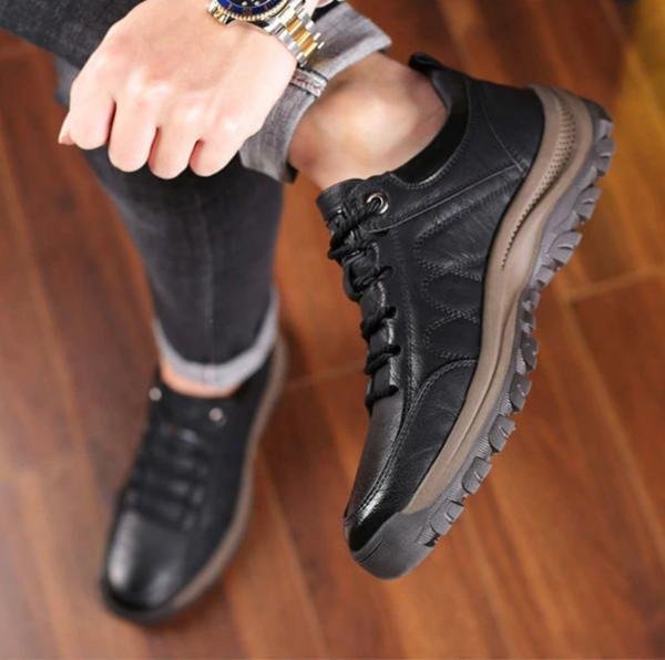 Stylish Men's Orthopedic Shoes – Lightweight, Waterproof and Non-Slip