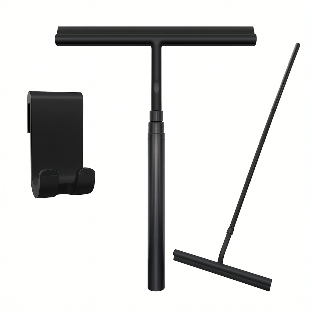 Telescopic Shower Squeegee for Wall & Floor Cleaning