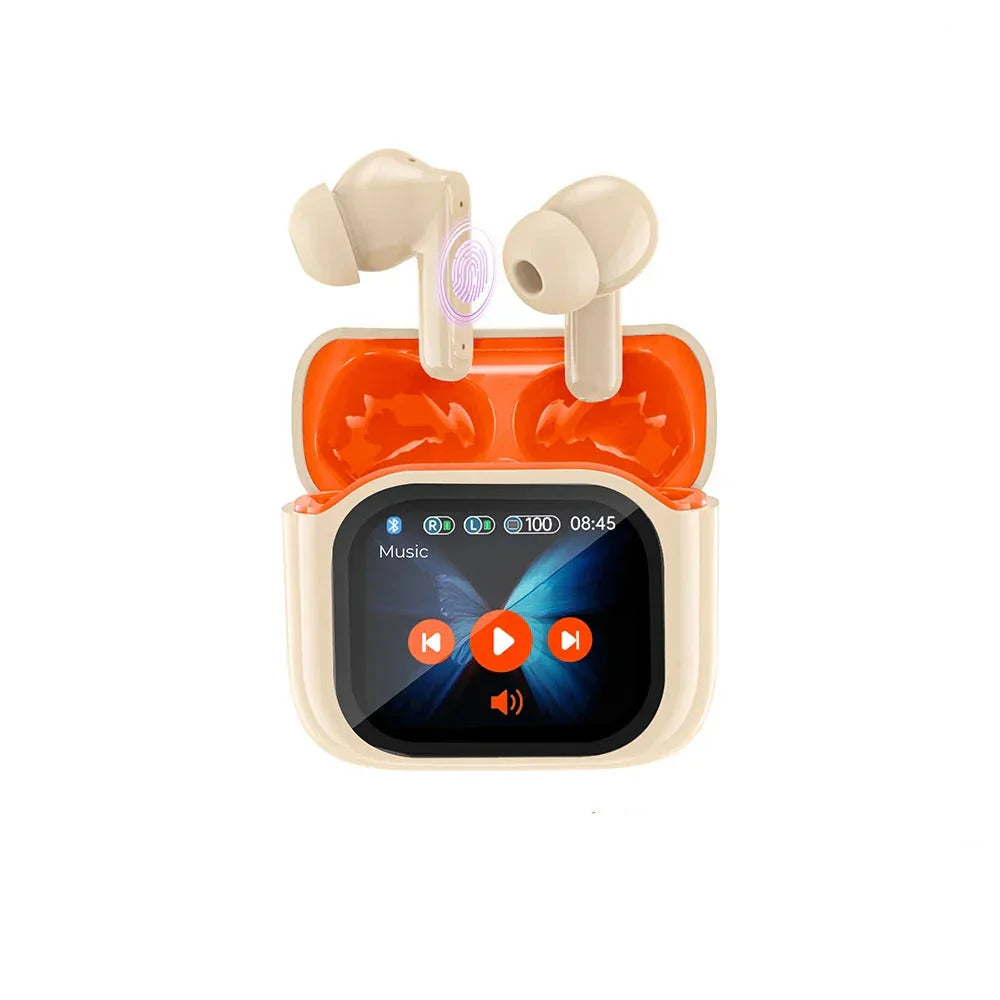 Touchscreen Noise-Cancelling Translator Earbuds