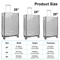 Transparent Waterproof Luggage Cover