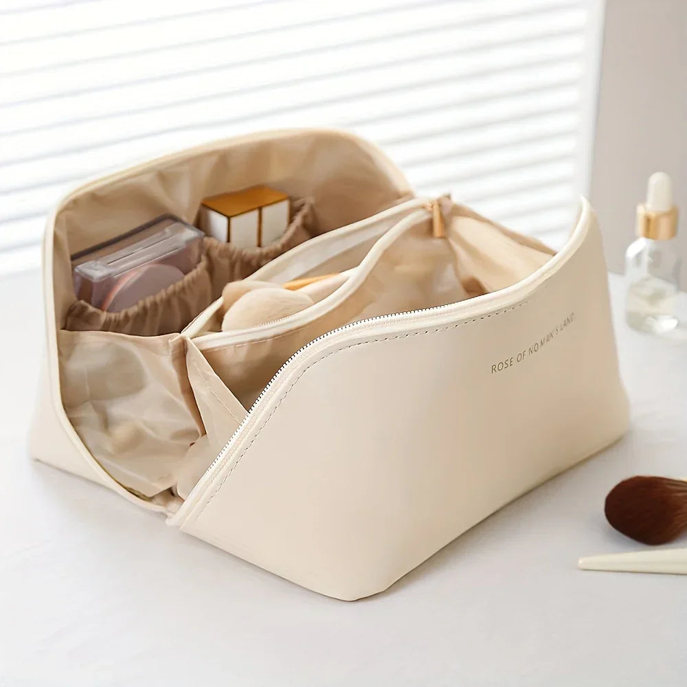 Travel-Friendly Cosmetic Bag - Zippered Makeup Organizer