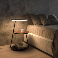 Two-Tier Side Table with Storage