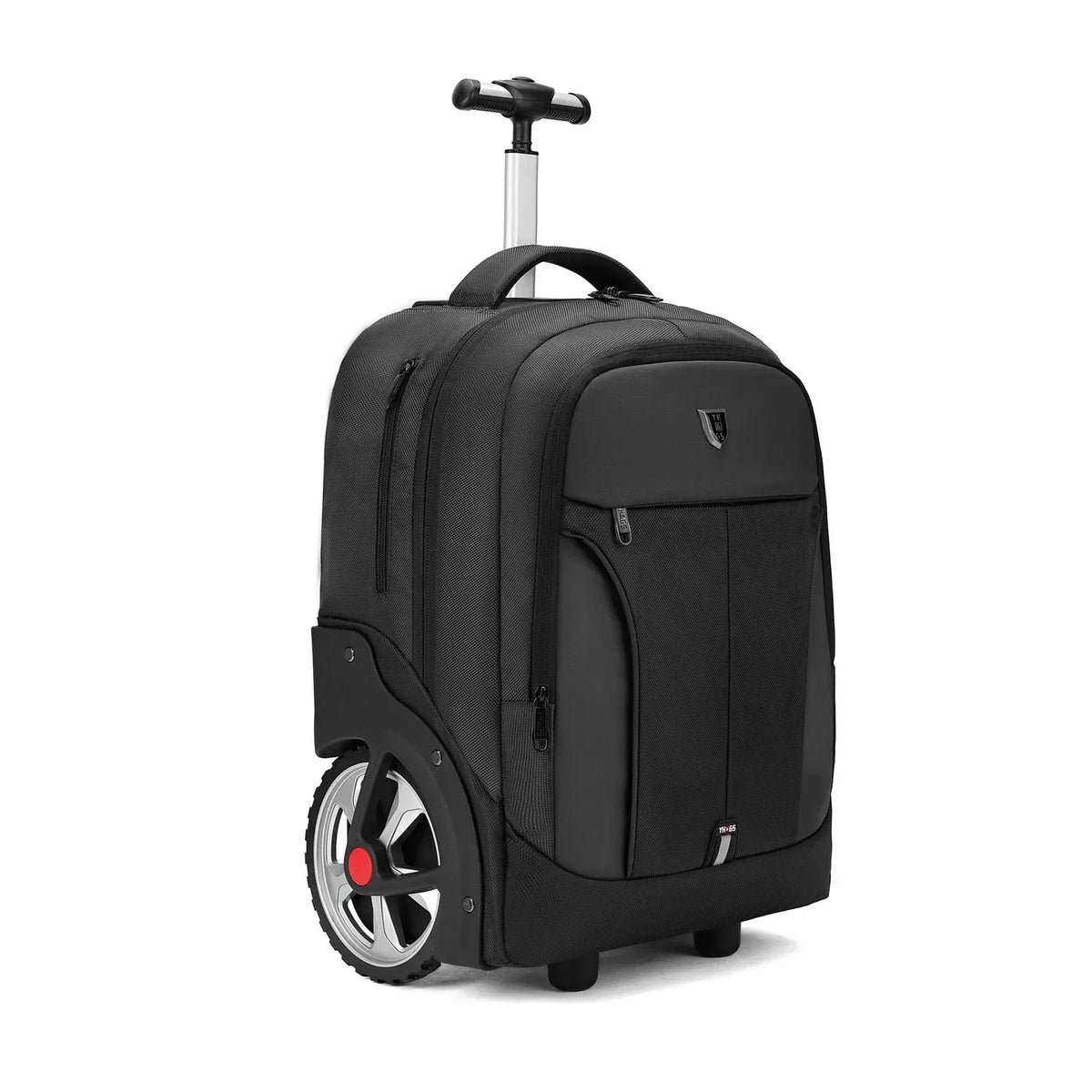 Unisex 3-in-1 Rolling Laptop Backpack and Travel Carry-On Bag