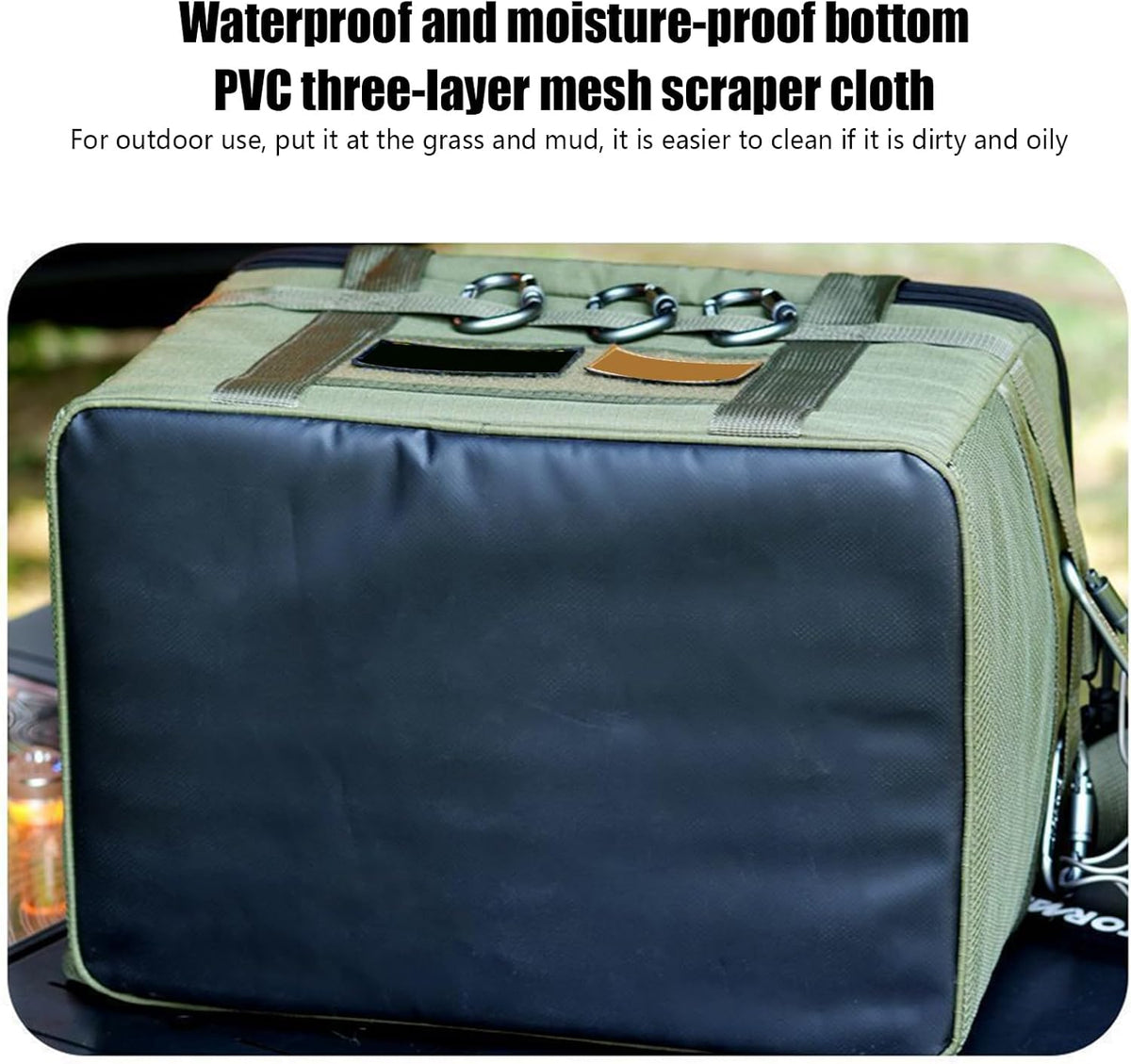Unisex Camping Duffel Bag – Heavy-Duty Travel Bag with Table Top
