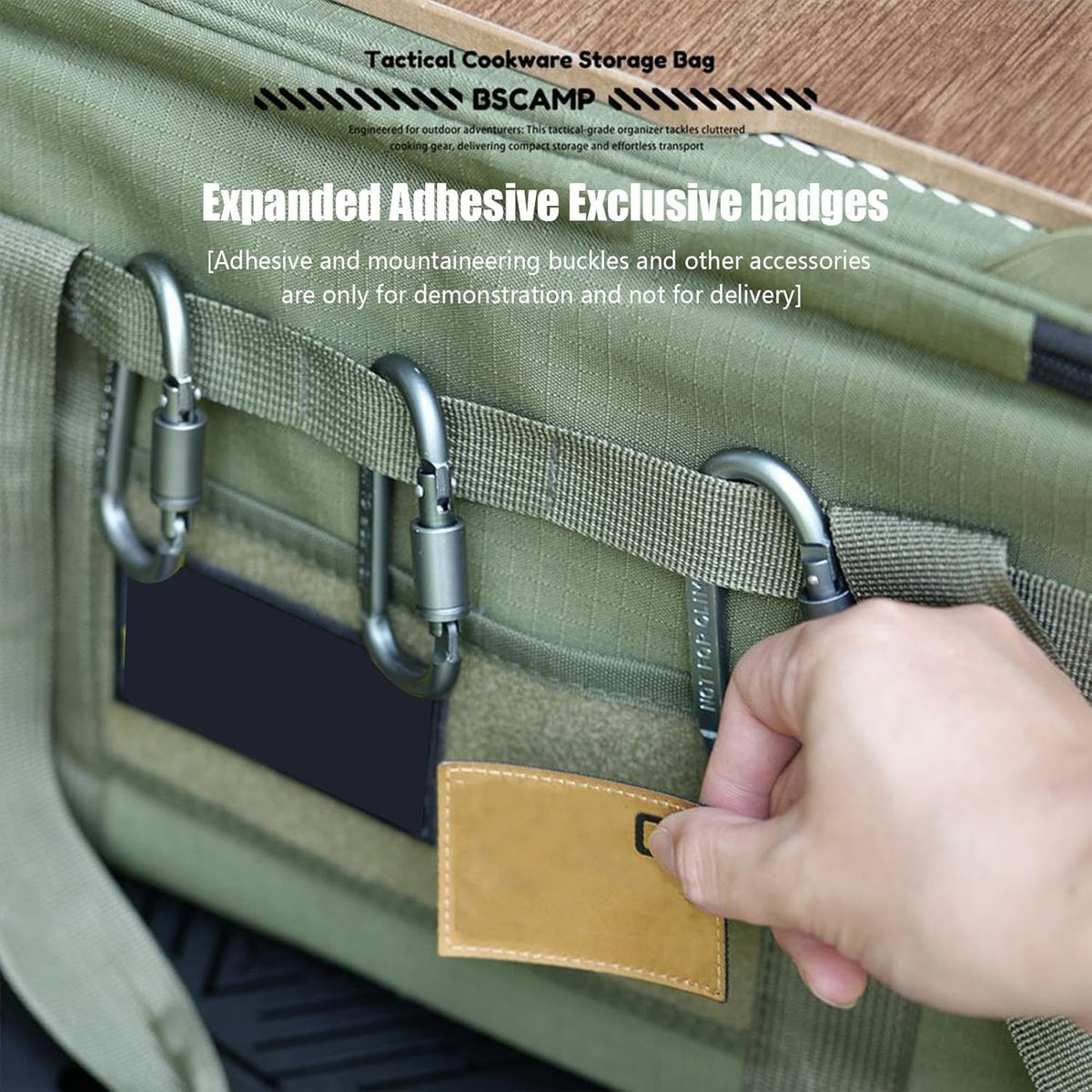 Unisex Camping Duffel Bag – Heavy-Duty Travel Bag with Table Top