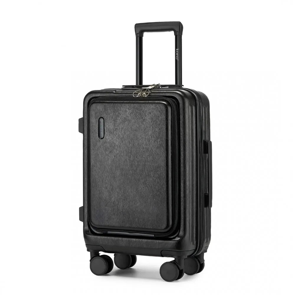 Unisex Durable Hardshell Travel Suitcase with Spinner Wheels