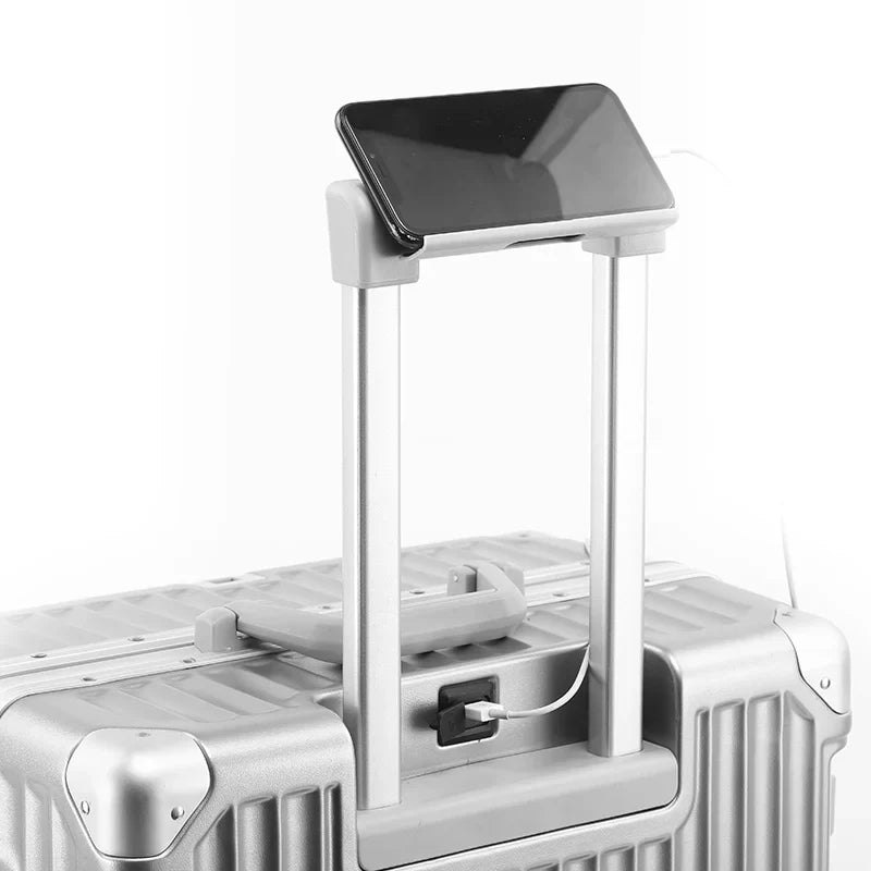 Unisex Hardside Suitcase with Aluminum Frame – Safe & Stylish Travel
