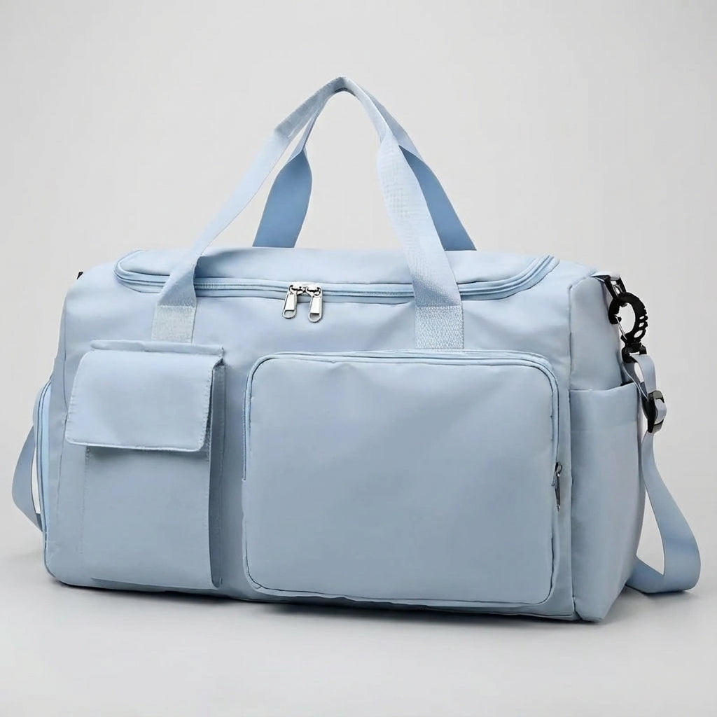 Unisex Large Travel Duffle Bag with Shoe Compartment for Weekend & Gym