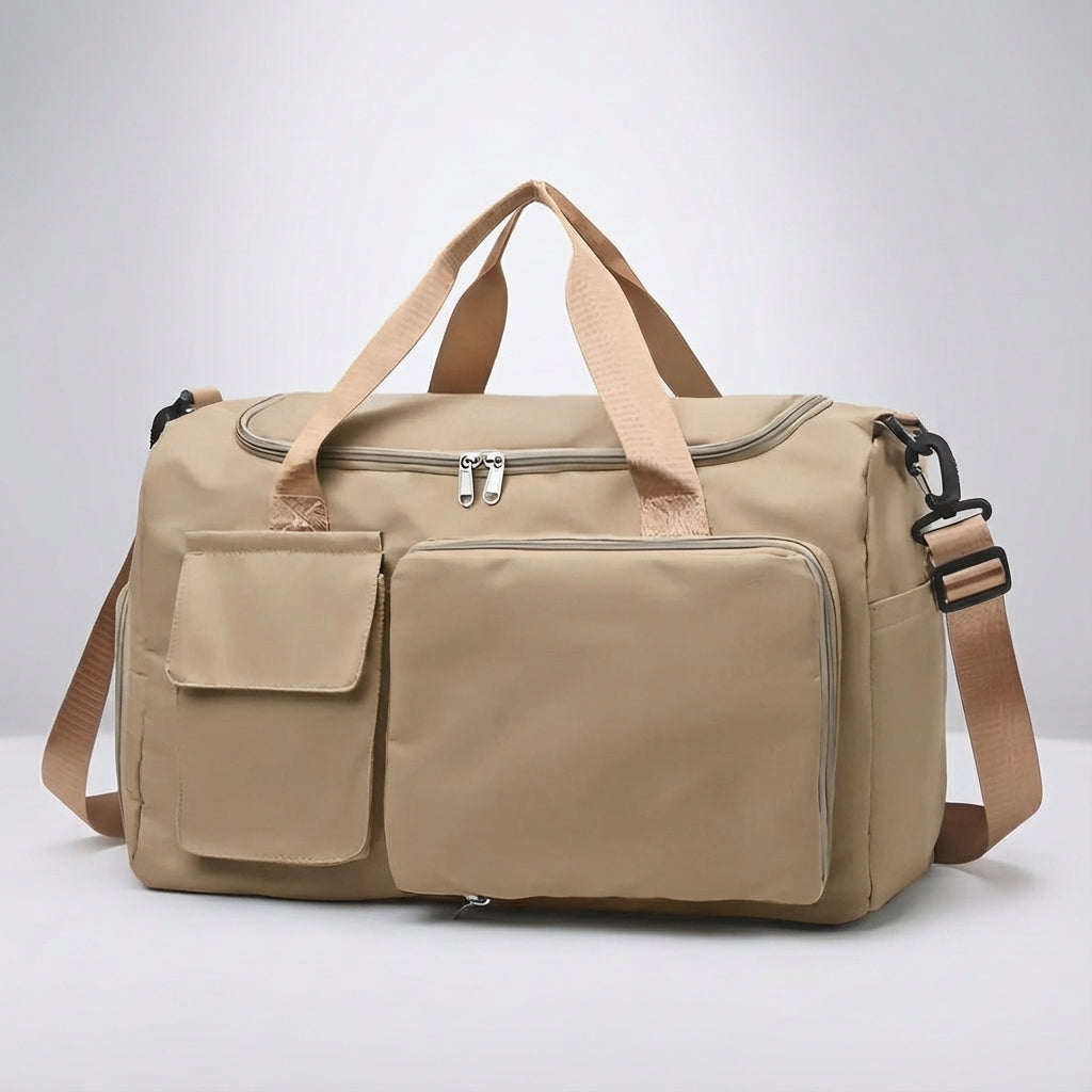 Unisex Large Travel Duffle Bag with Shoe Compartment for Weekend & Gym