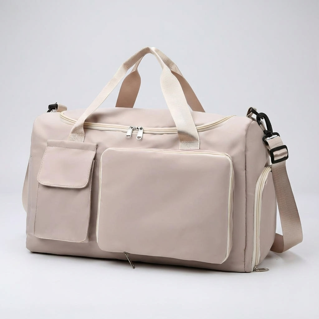 Unisex Large Travel Duffle Bag with Shoe Compartment for Weekend & Gym