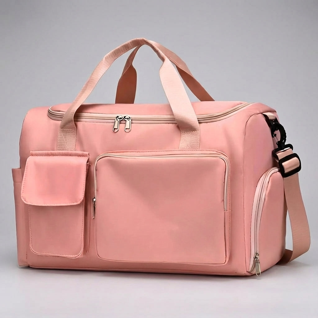 Unisex Large Travel Duffle Bag with Shoe Compartment for Weekend & Gym