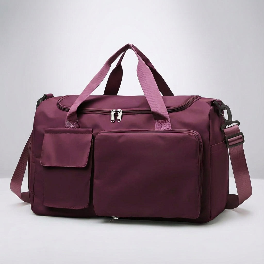 Unisex Large Travel Duffle Bag with Shoe Compartment for Weekend & Gym