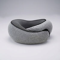 Unisex Memory Foam Travel Neck Pillow with Chin Support