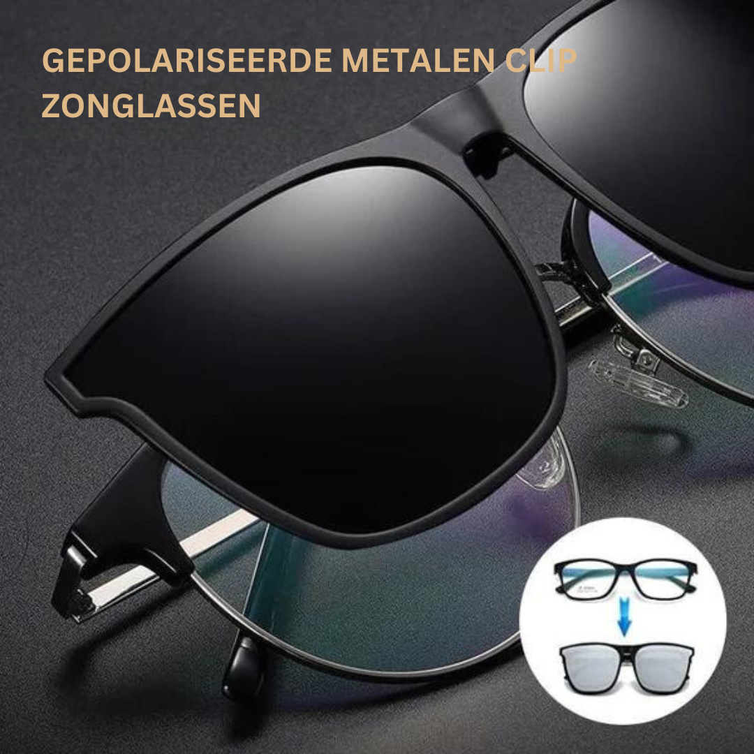 Unisex Polarized Clip-On Sunglasses