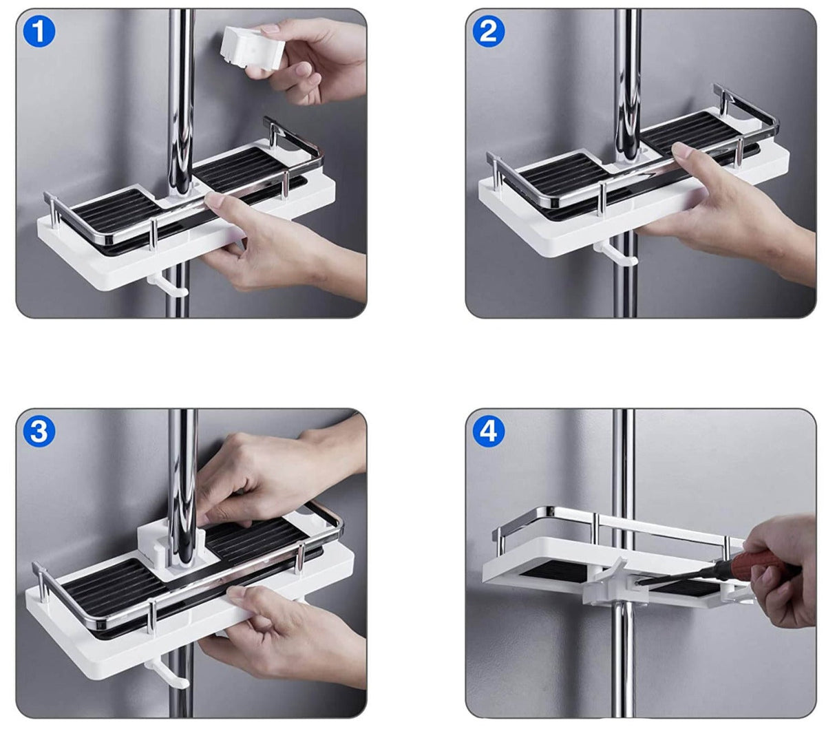 Universal Bathroom Shower Shelf