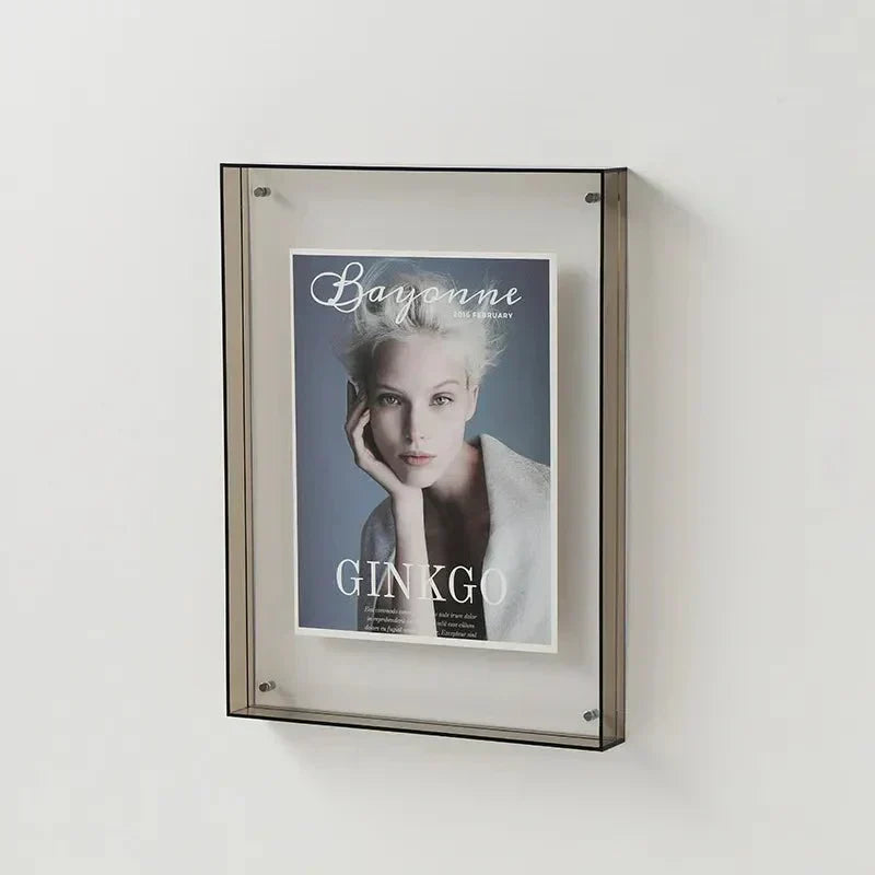 Vibrant Acrylic Display Frame – Contemporary Colorful Photo Holder