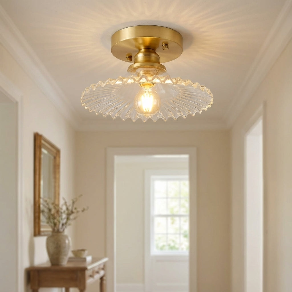 Vintage Floral Ceiling Light
