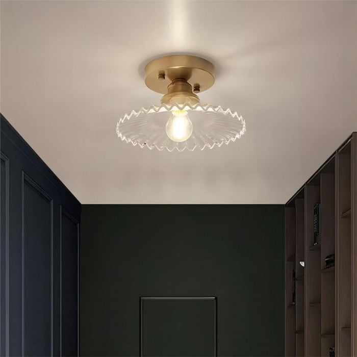 Vintage Floral Ceiling Light