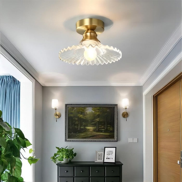 Vintage Floral Ceiling Light