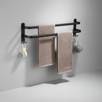 Wall-Mounted Metal Towel Rack
