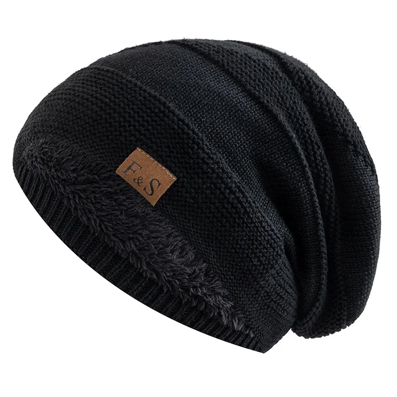 Warm Winter Beanie with Lining