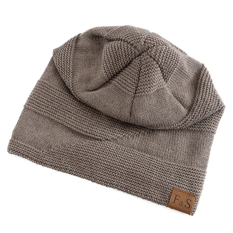 Warm Winter Beanie with Lining