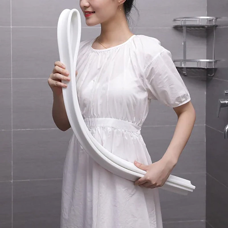 Water-Resistant Silicone Water Barrier Strip for Bathroom