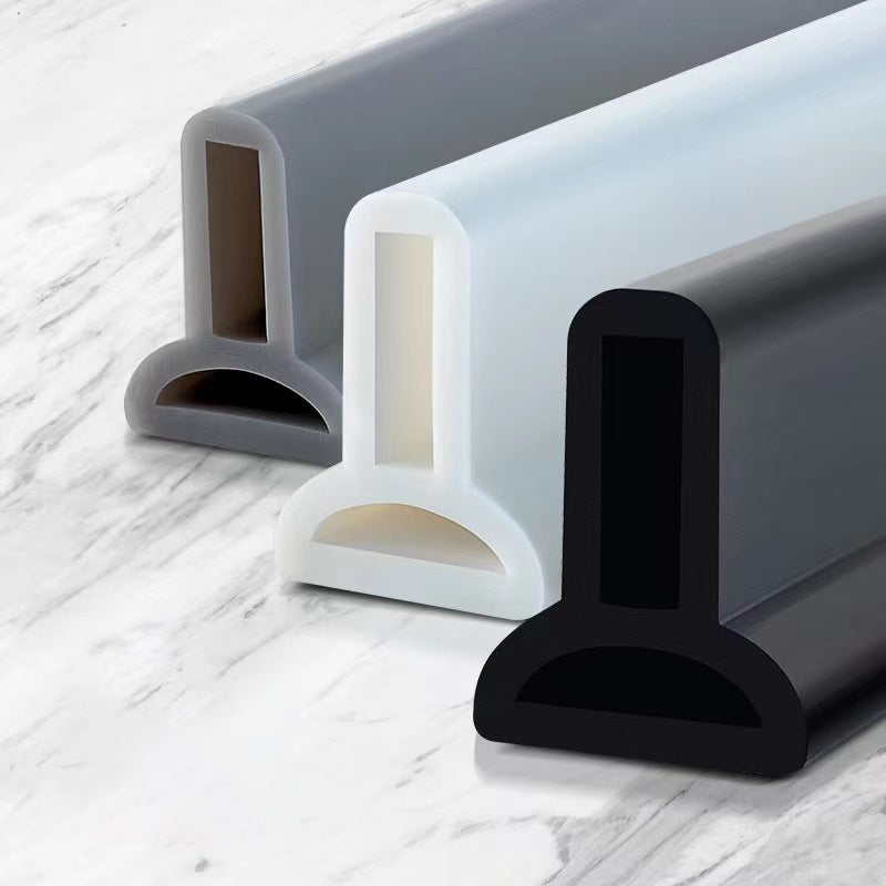 Water-Resistant Silicone Water Barrier Strip for Bathroom