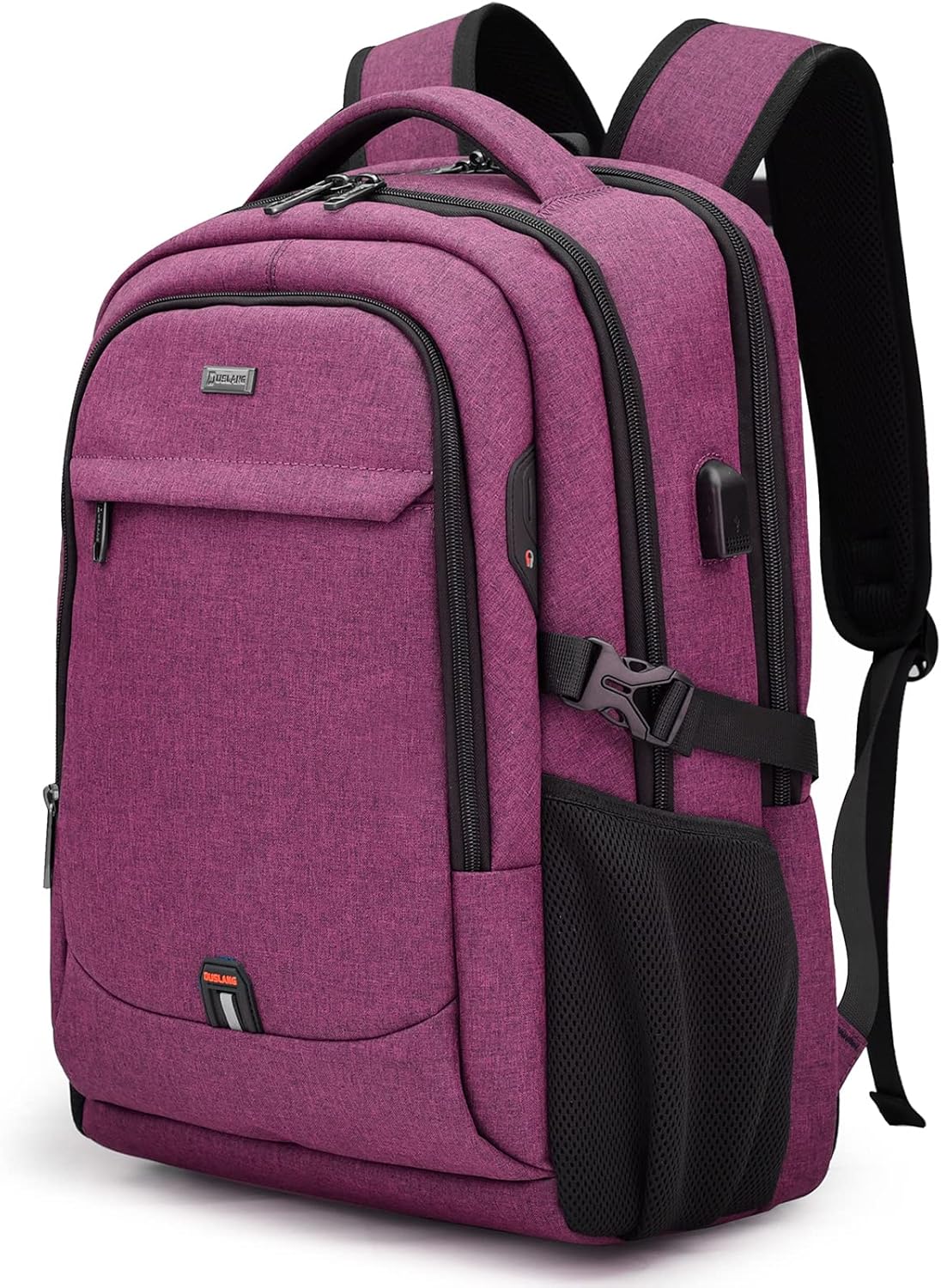 Water-Resistant Travel Laptop Backpack with USB Port & Organised Storage