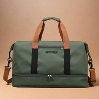 Waterproof Duffel Bag with Shoe Compartment & Dry-Wet Separation