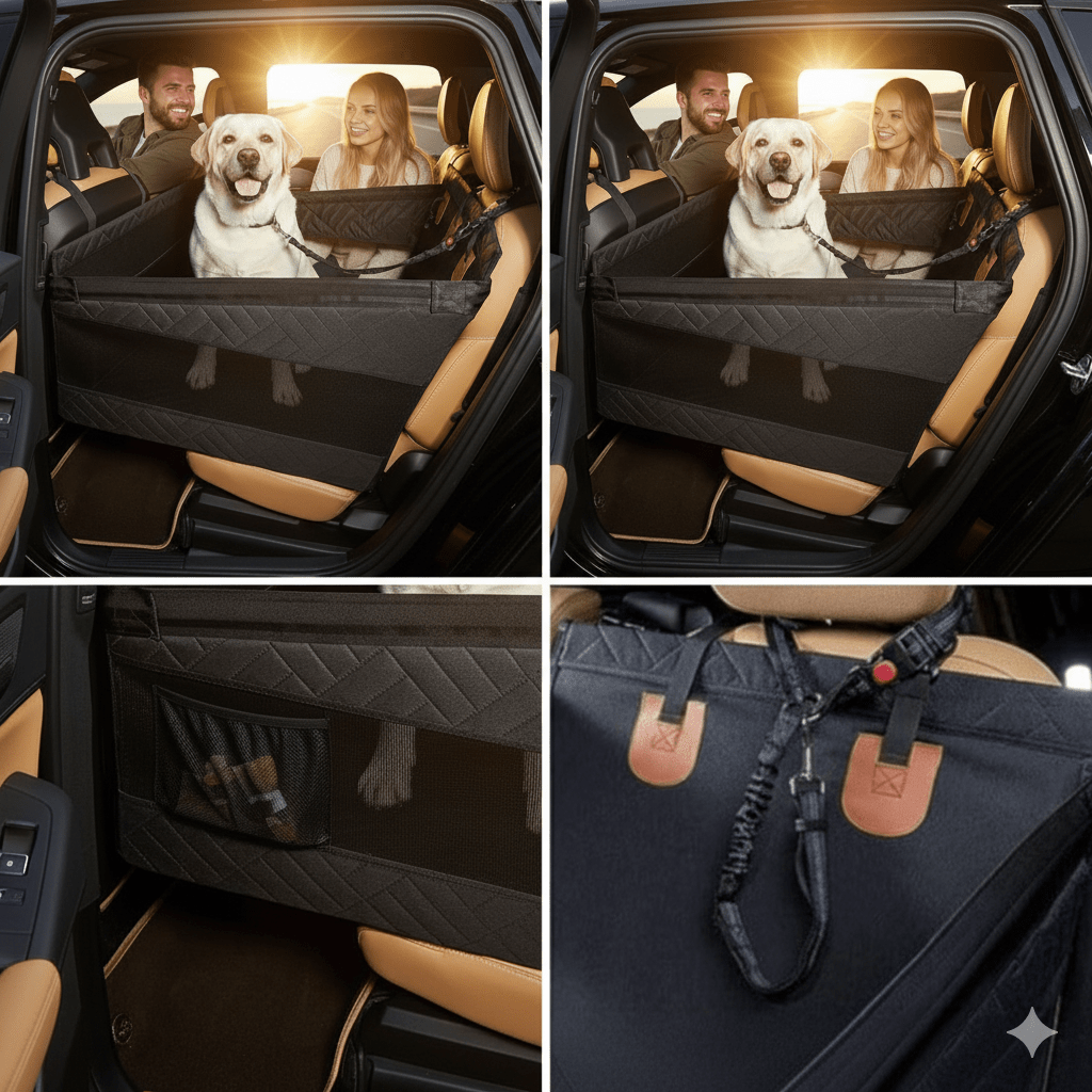 Waterproof Memory Foam Dog Car Seat Mat