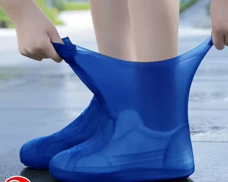 Waterproof Non-Slip Silicone Overshoes - Reusable Outdoor Rain Shoe Covers