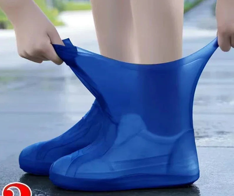 Waterproof Non-Slip Silicone Overshoes - Reusable Outdoor Rain Shoe Covers