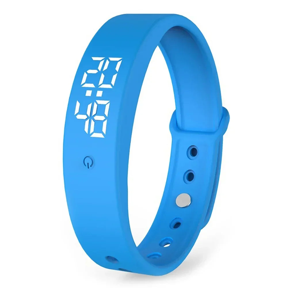 Waterproof Smartwatch Fitness Tracker with Vibration Alarm & Temperature Measurement