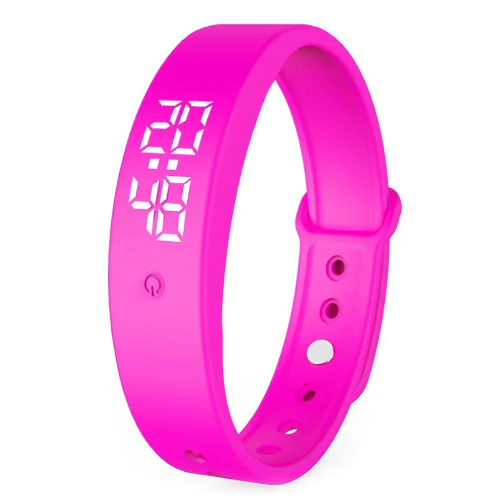 Waterproof Smartwatch Fitness Tracker with Vibration Alarm & Temperature Measurement
