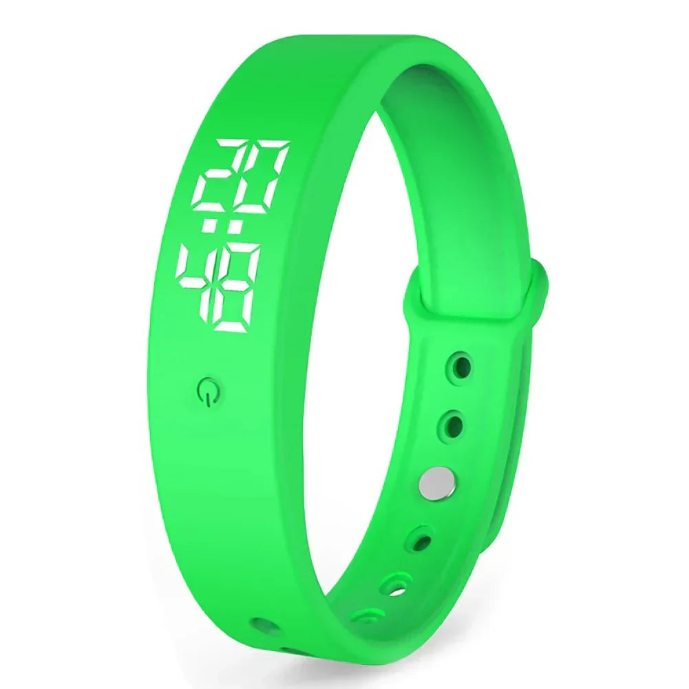 Waterproof Smartwatch Fitness Tracker with Vibration Alarm & Temperature Measurement