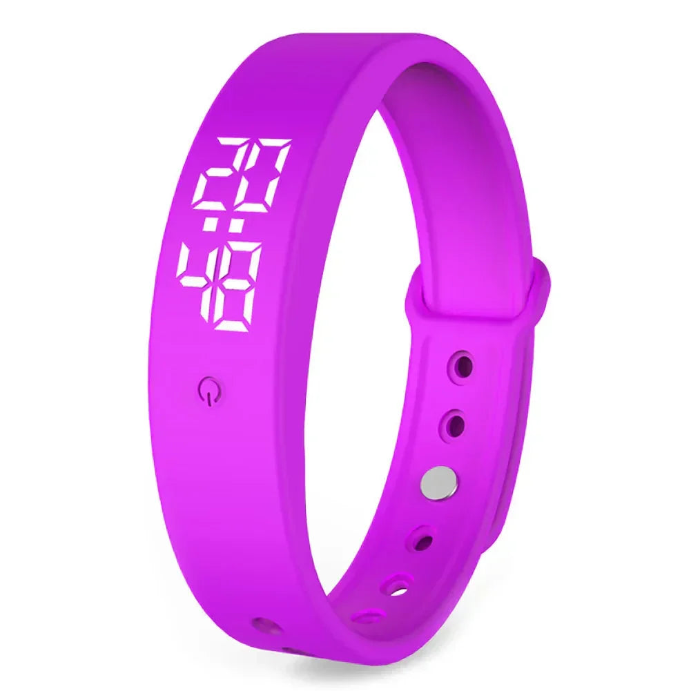 Waterproof Smartwatch Fitness Tracker with Vibration Alarm & Temperature Measurement