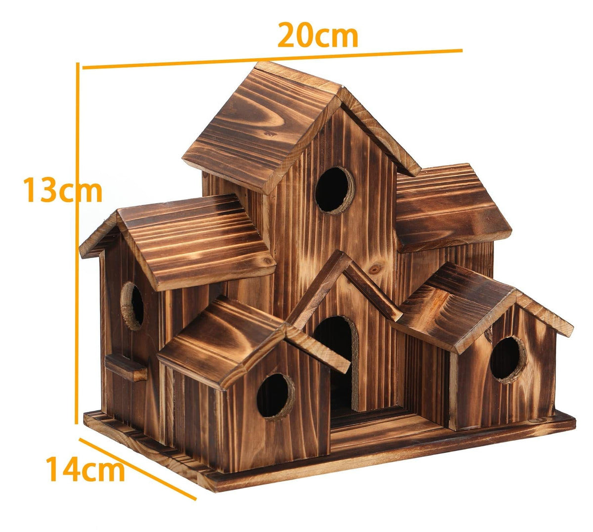 Weatherproof Wooden Birdhouse for Wild Birds