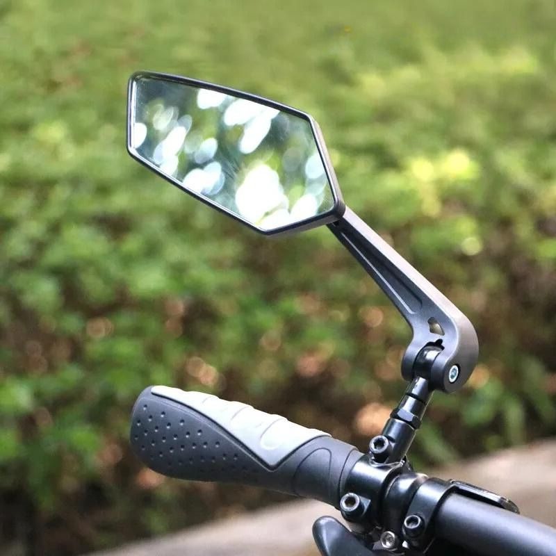 Wide-Angle Bike Rearview Mirror for Cycling Safety and Enhanced Vision